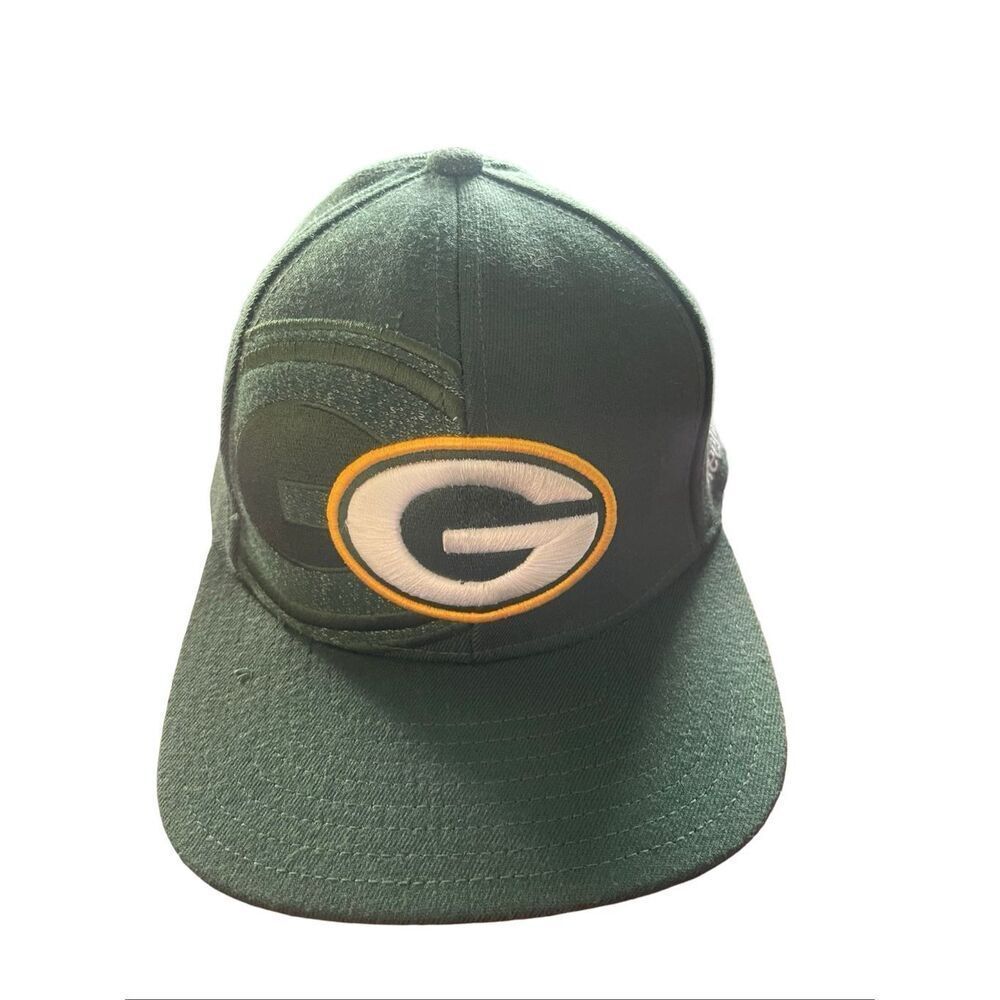 Reebok Mens Green Bay Packers NFL On-Field Fitted Baseball Cap Hat Large/XL